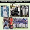 Custom Gradient Baseball Jersey, Personalized Printed Team Name Number Logo Baseball Shirt Sports Uniform for Men Youth Women